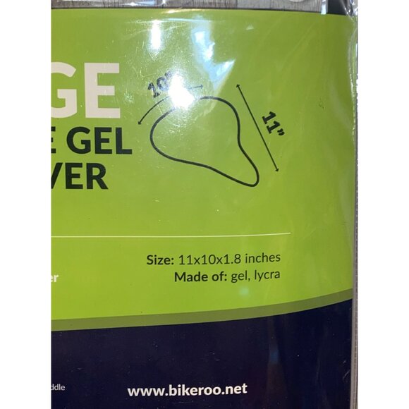 Bikeroo Padded Gel Bike Seat Cushion Compatible Peloton Adjustable Stationary - Picture 3 of 9